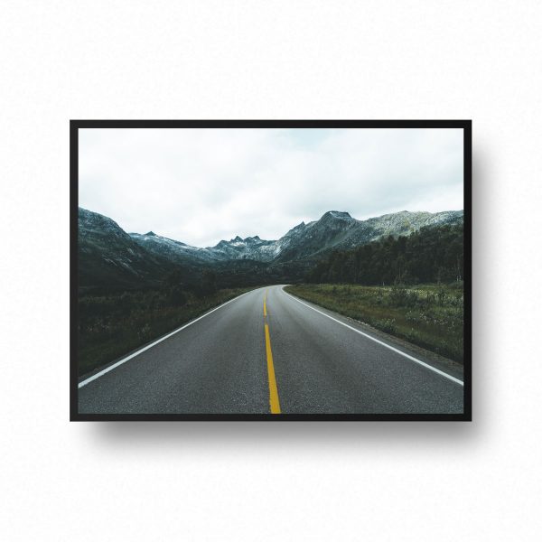 Printshop-Heaven-Grabdesign-store-design-frame-tavla-norway-lofoten-road-mountain