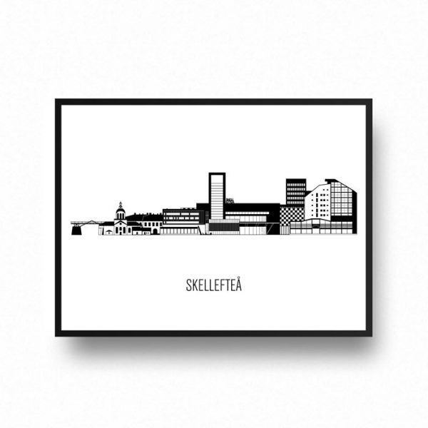 Poster, Skellefteå, Tavla, Print, Jonathan Eriksson